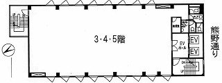 青山熊野神社ビル3F 間取り図