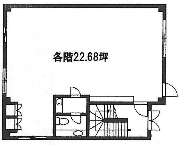 マーチンコートビル3F 間取り図