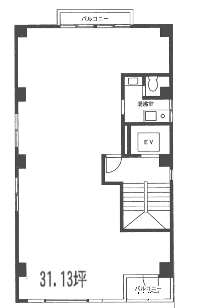 STビル1F 間取り図