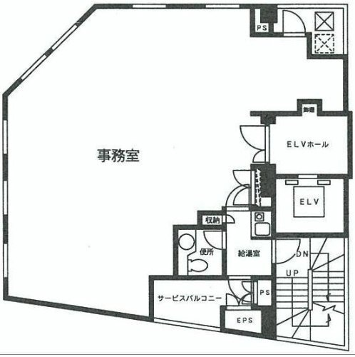 スガモノートビル3F 間取り図