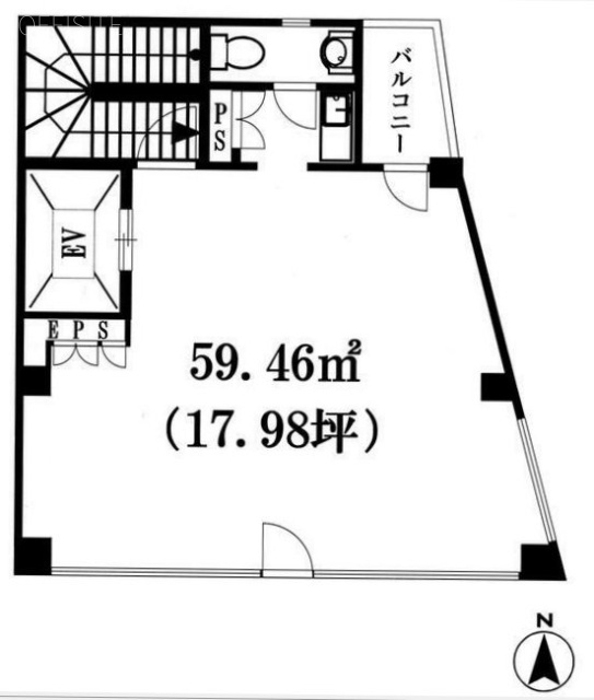 広尾宮田アネックスビル8F 間取り図