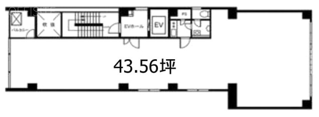 小暮ビル2F 間取り図