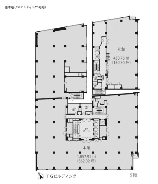 TGビル本館(TKP東京駅日本橋カンファレンスセンター)ビル107 間取り図