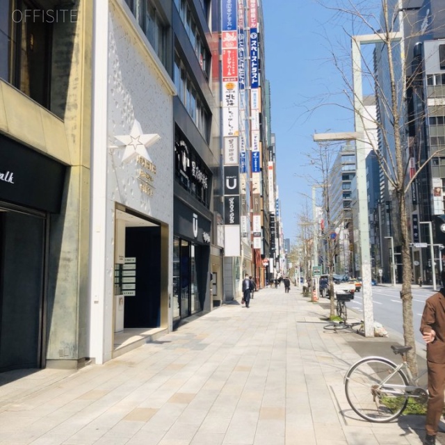 第3ソワレド銀座ビル ビル前面道路