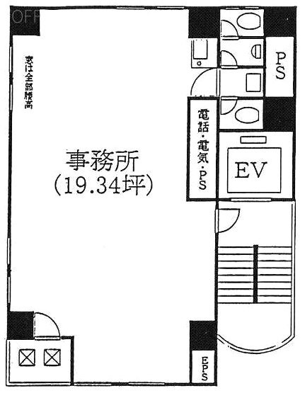 ITO広尾ビル3F 間取り図