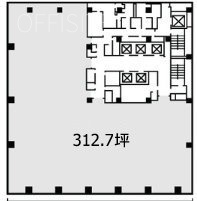 室町ちばぎん三井ビルディング1101 間取り図