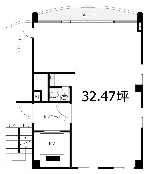 立川日本堂ビル5F 間取り図
