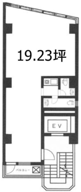 巣鴨コルトビル6F 間取り図