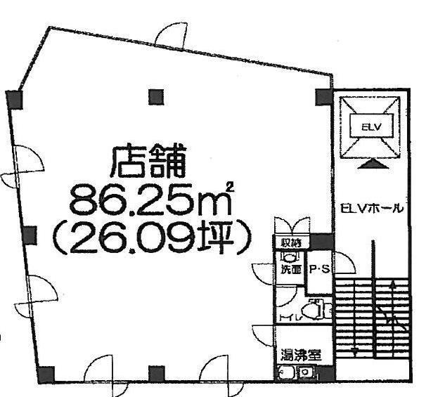 メディス自由が丘ビル3F 間取り図