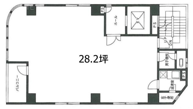 南青山渡辺ビル2F 間取り図