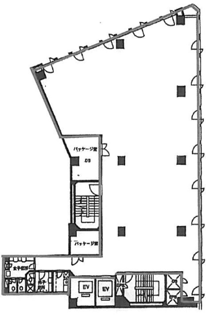 銀座Aビル7F 間取り図