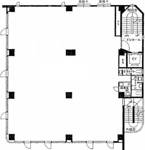 吉田ビル6F 間取り図