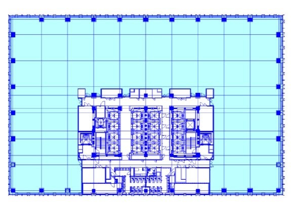 (仮)明治安田新宿ビル6F 間取り図