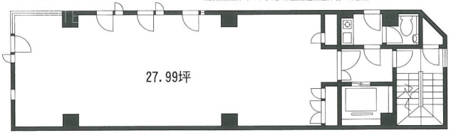 堀内神保町ビルB1F 間取り図