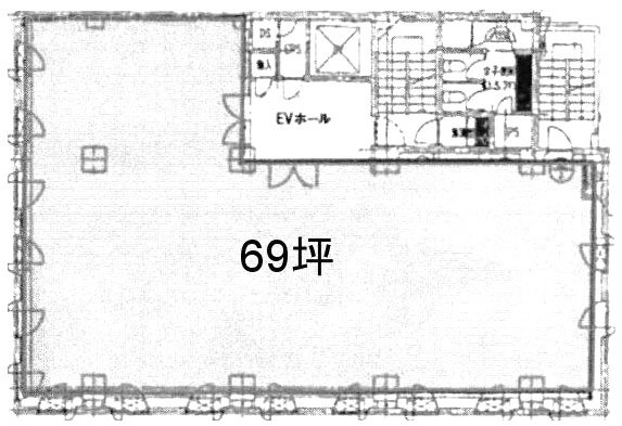 第7セントラルビル3F 間取り図