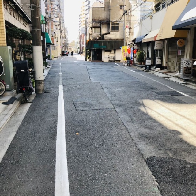 ドメイン入谷ステーションプラザ ビル前面道路