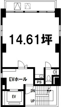 佐久間ビル5F 間取り図