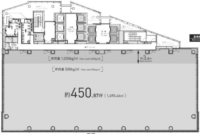 住友不動産汐留浜離宮ビル9F 間取り図