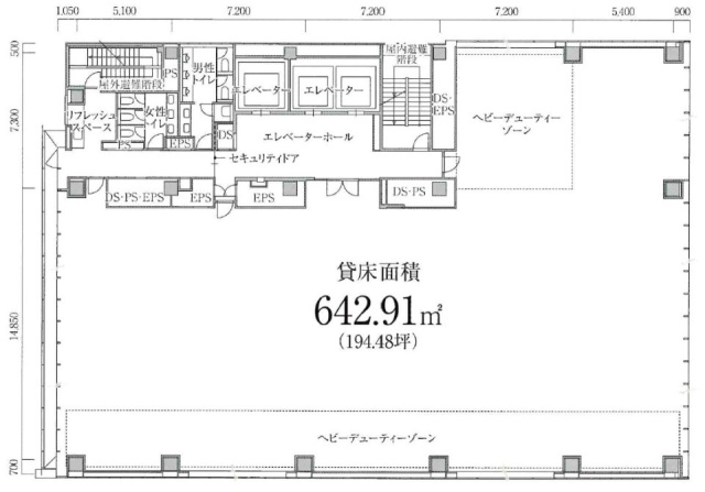 PMO日本橋室町5F 間取り図