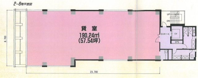 市ヶ谷MSビル5F 間取り図