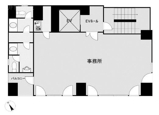 日本橋兜町ファースト2F 間取り図