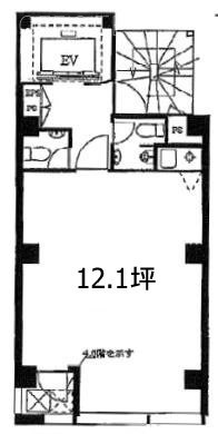 文栄小川町ビル5F 間取り図