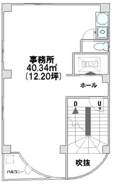 ロードスビル4F 間取り図