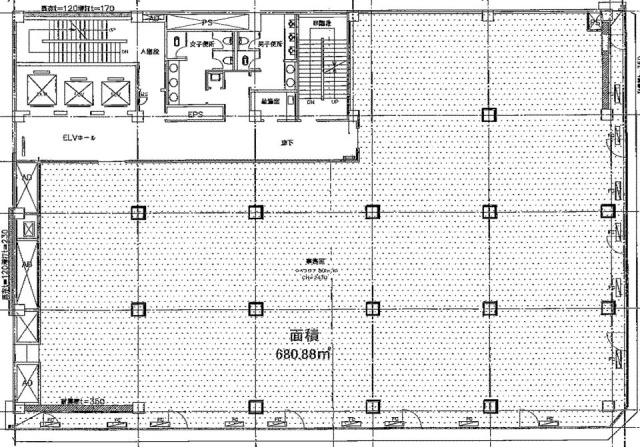 堀留中央ビル2F 間取り図