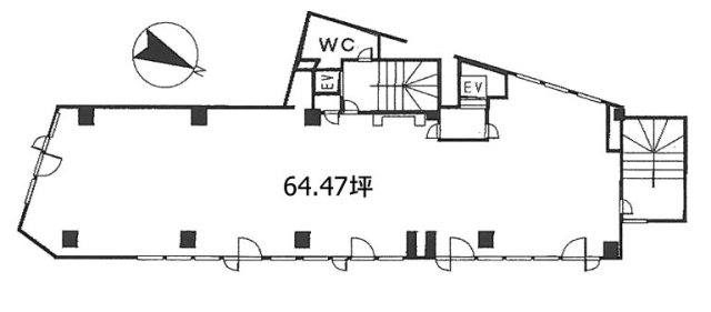 大協渋谷ビル2F 間取り図