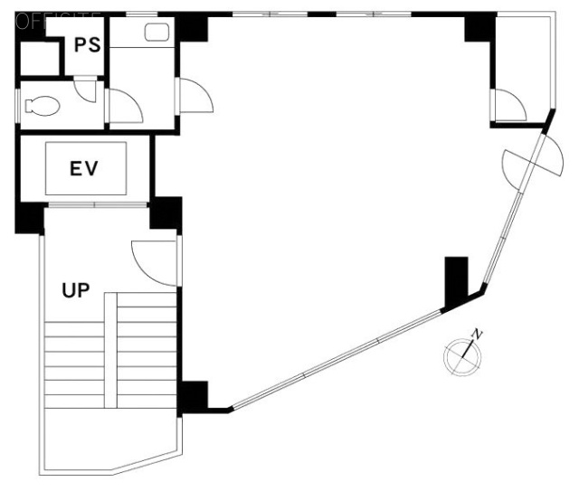 松下ビル5F 間取り図