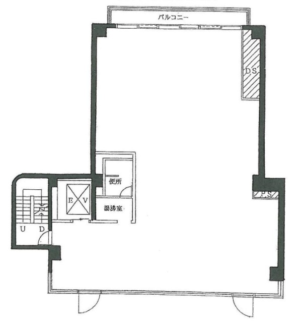 赤坂三基ビル7F 間取り図