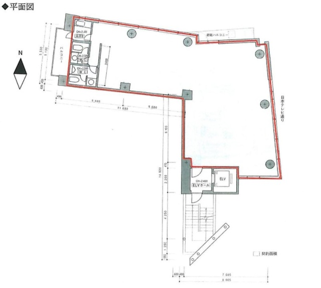 MK麹町ビル10F 間取り図