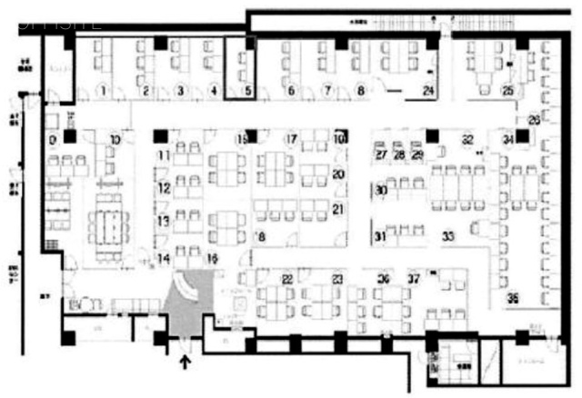 STEP六本木ビル(ビュレックスラボ六本木)8 間取り図