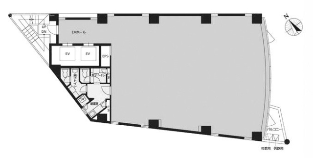 VORT神谷町Ⅱ1F 間取り図