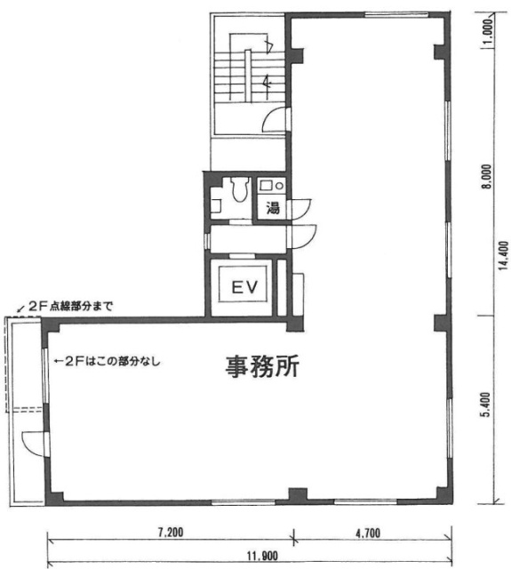 神田SYビル7F 間取り図