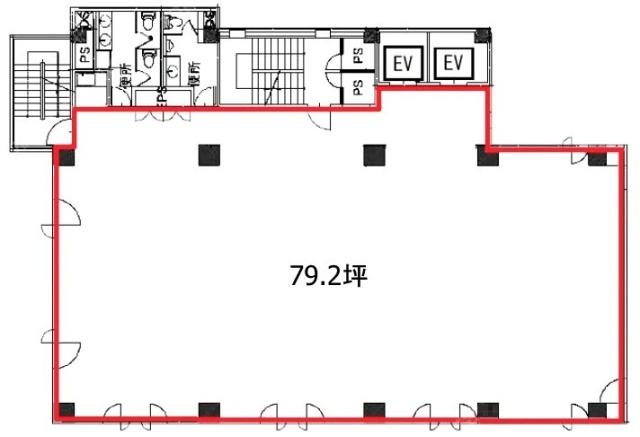 ヒューリック渋谷二丁目ビル3F 間取り図