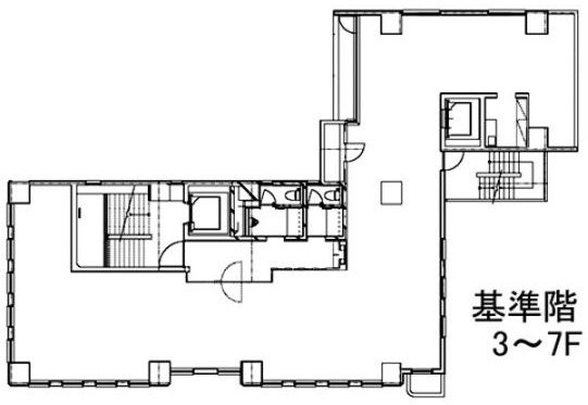 九段下プラザビル8F 間取り図