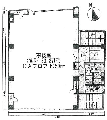 赤坂グレースビル4F 間取り図