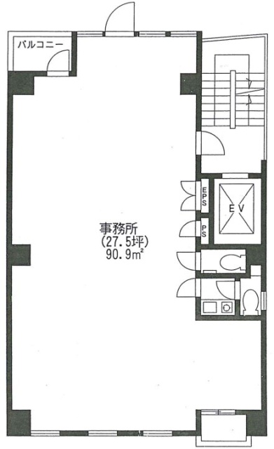 シュプールおかむらビル2F 間取り図