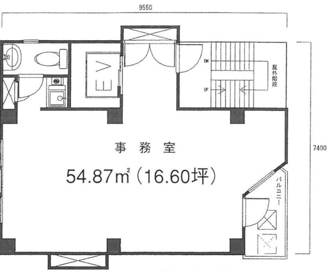 赤坂有馬ビル4F 間取り図