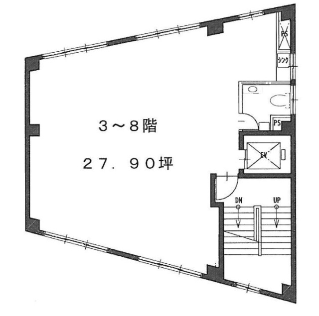 秋葉原大森ビル6F 間取り図