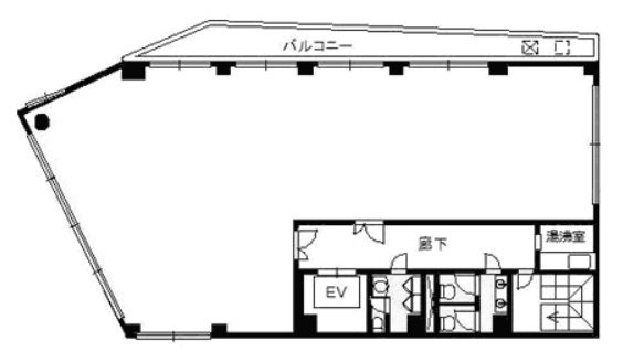 Net1三田ビル7F 間取り図