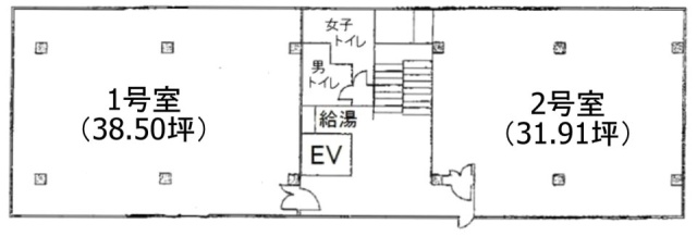 六本木福吉町ビル501 間取り図