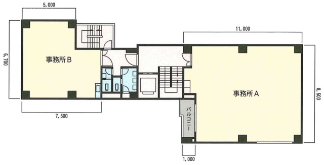 第2一松ビルB 間取り図