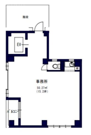 東日パークビル8F 間取り図