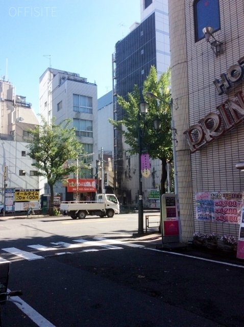 池之端ビル ビル周辺道路