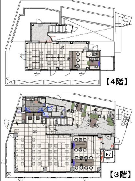 REXIED市ヶ谷左内町B1F~2F 間取り図