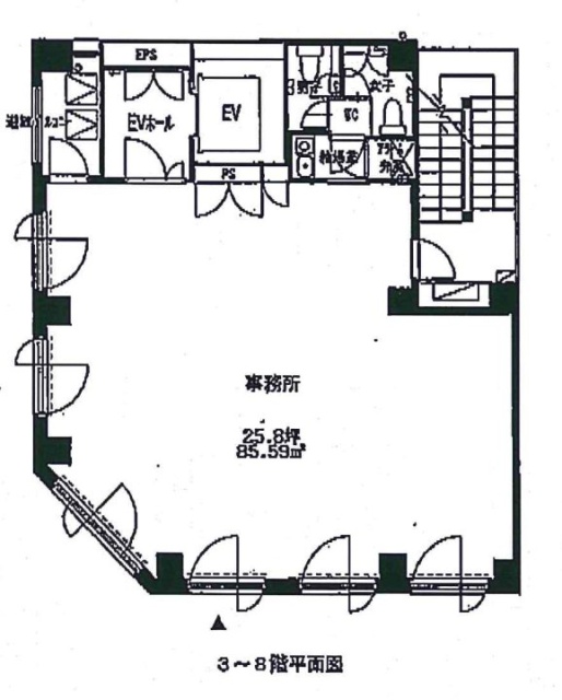銀座伊藤ビル5F 間取り図