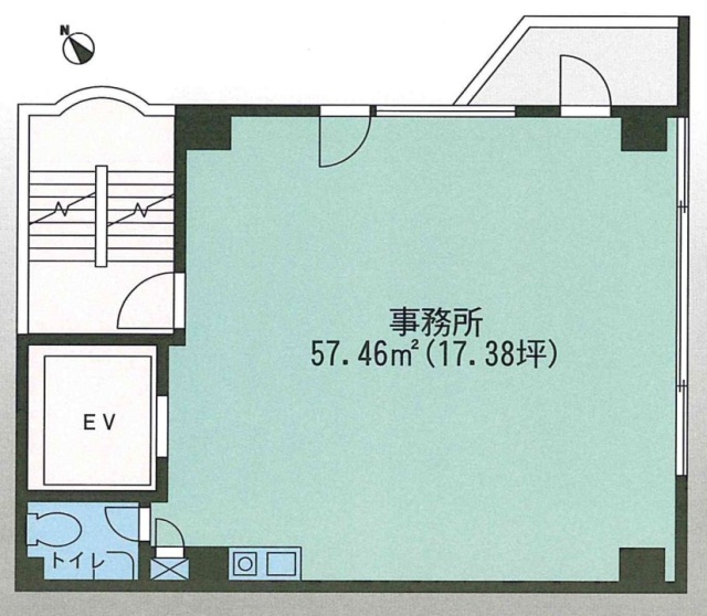 関ビル1F 間取り図