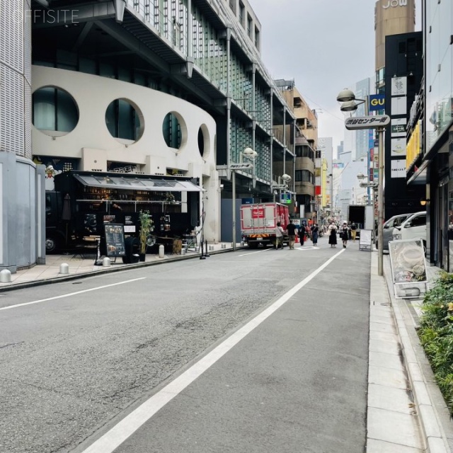 渋谷ビーム ビル前面道路